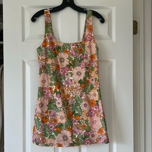 Mango floral romper size small